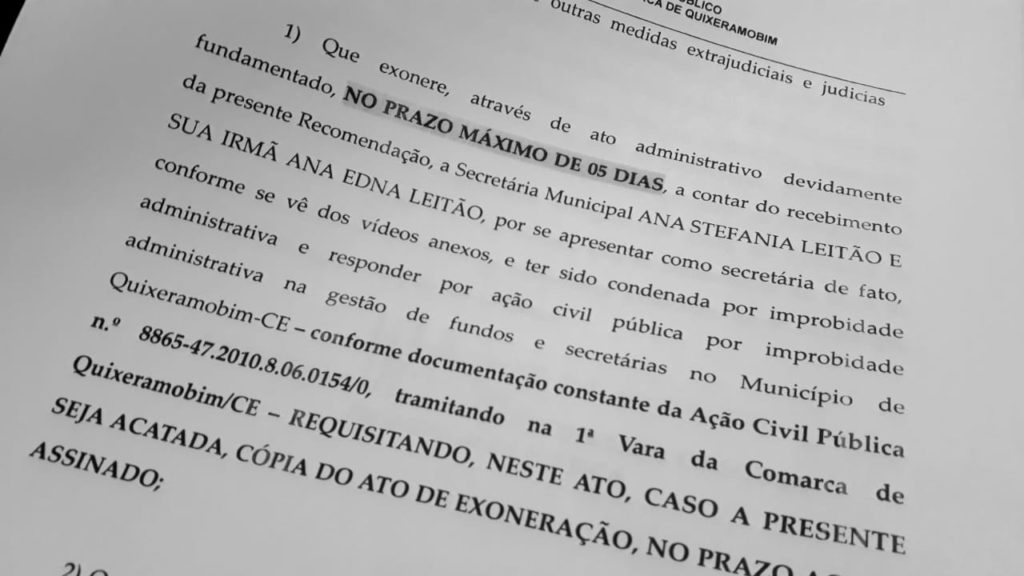 Ministério Público recomenda que Clébio Pavone exonere, em 5 dias, secretária de Assistência Social e irmã